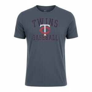 Nike Minnesota Twins Baseball Graphic Tee 2XL Blue Distressed Logo